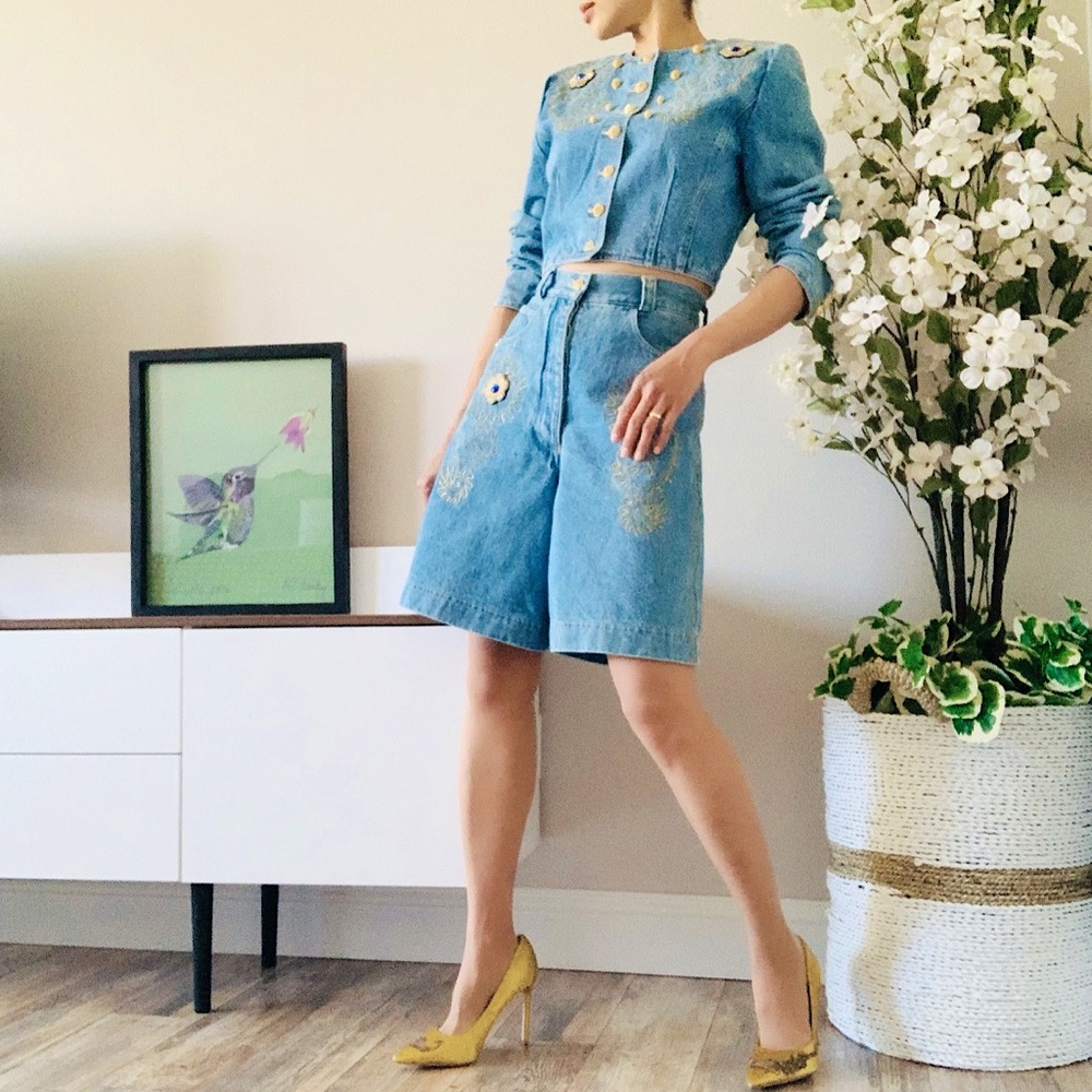 RARE Vintage Mondi Denim Set